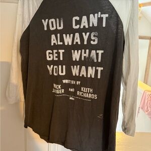 Urban Outfitters Black and White Long Sleeve Tee